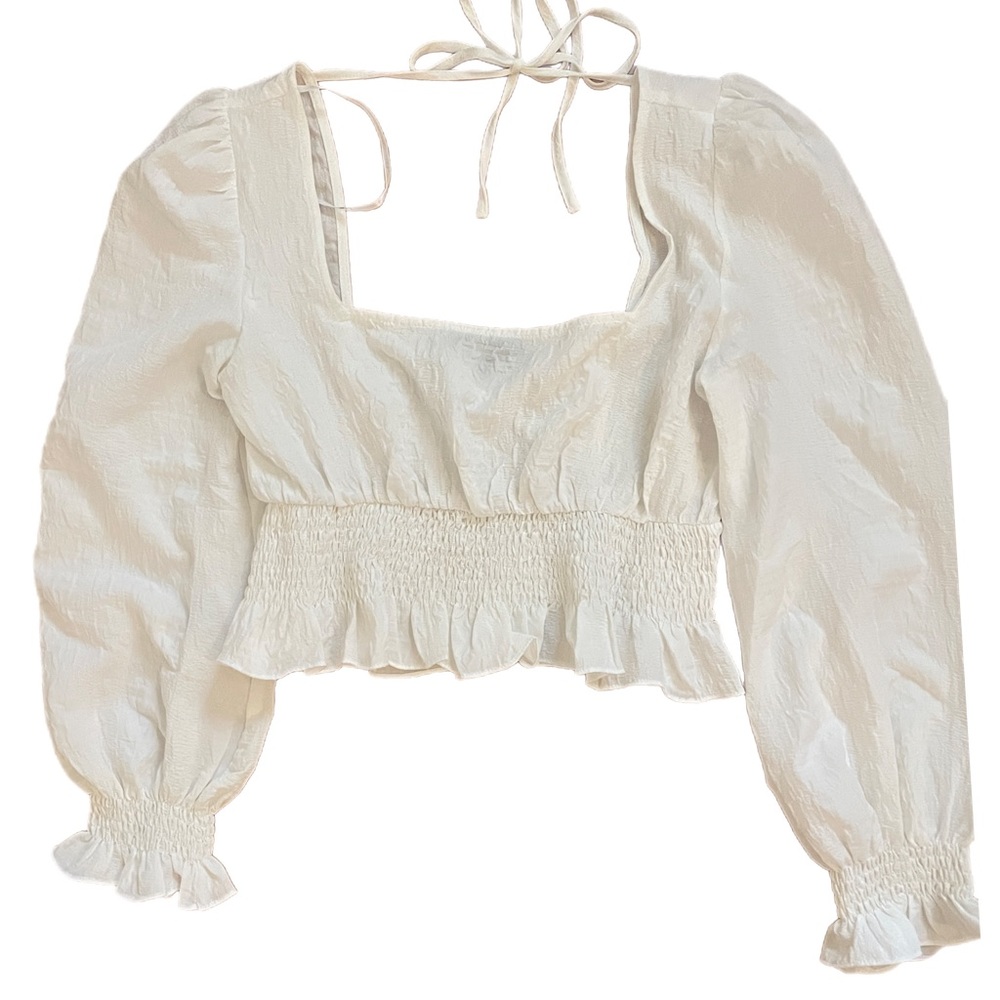 Long sleeve crop top